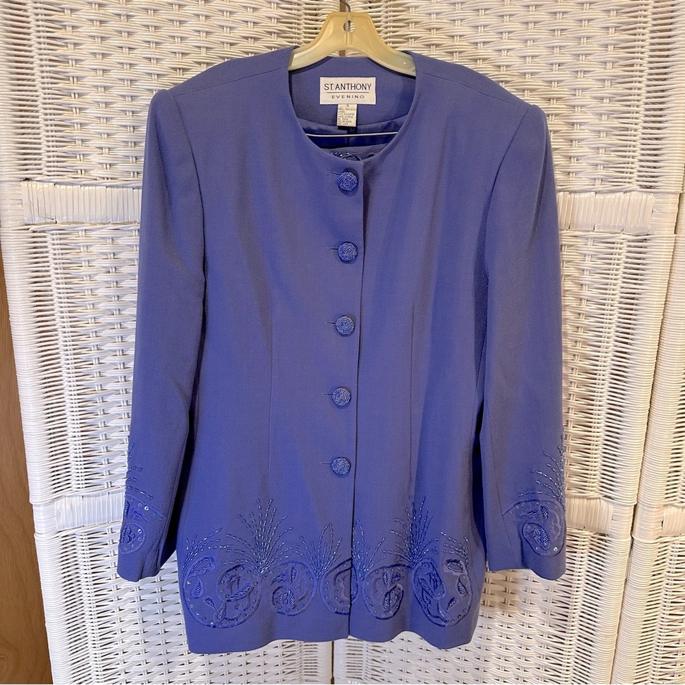 St. Anthony Evening 2 pc Suit Set Size 18